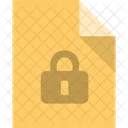 File Lock Y File Document Icon