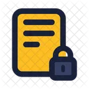 File Locked Locked Document Icon
