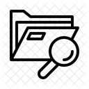 File Magnifying Glass Search File Icon
