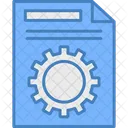 File Management Cog Wheel Icon