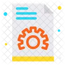 Document File Gear Icon