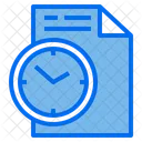 File Management Time File Icon