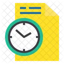 File Management Time File Icon