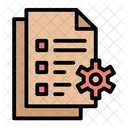 File Management Gear File Icon
