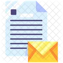 File Message Paper Envelope Icon
