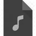 File Music Black File Document Icon