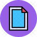 File Outline Document Extension Icon