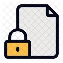 File Padlock Encryption Encrypted Data Icon