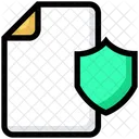 File Shield Insurance Icon