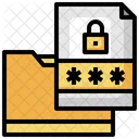 File Protection File Security Document Lock Icon