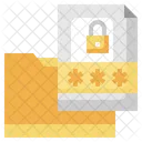 File Protection File Security Document Lock Icon