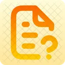 File Question Alt Document File Icon