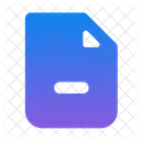 File Remove Icon