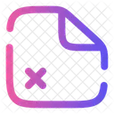 File Remove  Icon