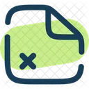 File Remove File Document Icon