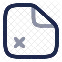 File Remove File Document Icon