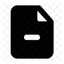 File Remove File Document Icon