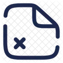 File Remove File Document Icon