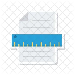 Righello di file  Icon