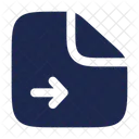 File Right Document Check Document Icon