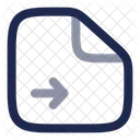 File Right Document Check Document Icon