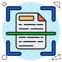 File Scan Document Scan Paper Scan Icon