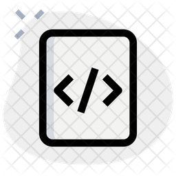 File Script Icon - Download in Colored Outline Style