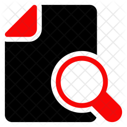 File search Icon - Download in Flat Style