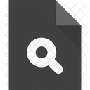 File Search Black File Document Icon