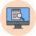 File Search Computer Computer Desktop Icon