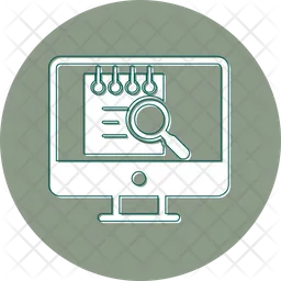 File search computer  Icon