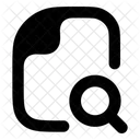File Search Search File Search Document Icon