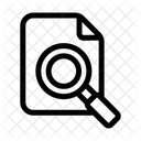 File Search Search Document Icon