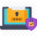 Cyber Crimes Cyber Security File Security Icon