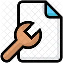 File Wrench Tool Icon