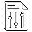 File Setting Document Setting File Management Icon