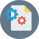 File Settings Cogs Icon