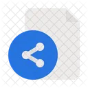 File Share File And Folder Web Page Icon