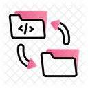 File Sharing Data Sharing Transfer Icon