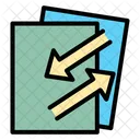 File Sharing File Transfer Icon