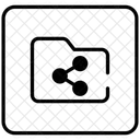 File Sharing App Data Synchronization Digital Transfer Icon