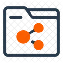 File Sharing Saas Software As A Service Icon