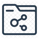 File Sharing Saas Software As A Service Icon