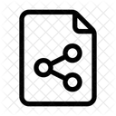 File Sharing Data Icon