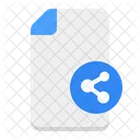 File Sharing File Data Transfer Icon