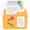 File Sharing File Transfer Ftp Icon
