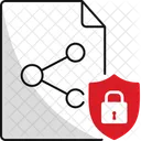 File Sharing Security Encryption Privacy Icon