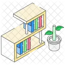 File Shelves Racks Interior Icon