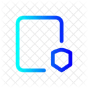 File Shield Security Protection Icon