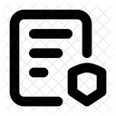 File Shield  Symbol